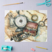 「Globetrotter's Essential: Adventure Awaits」 薄葉紙 (クラフト)