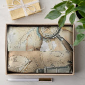 「Globetrotter's Essential: Adventure Awaits」 薄葉紙 (ギフト)