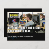 #GLOBEXIT RFEカード（Flat Earth 2017コレクション） ポストカード (正面/裏面)