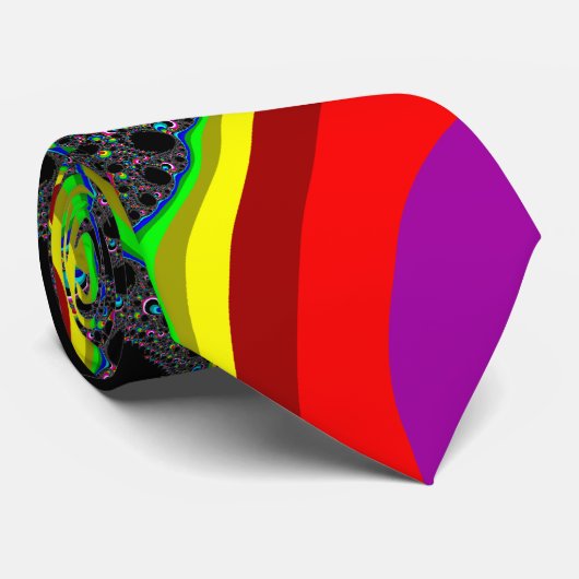 Globular Rainbow - Fractal ネクタイ (ロール)