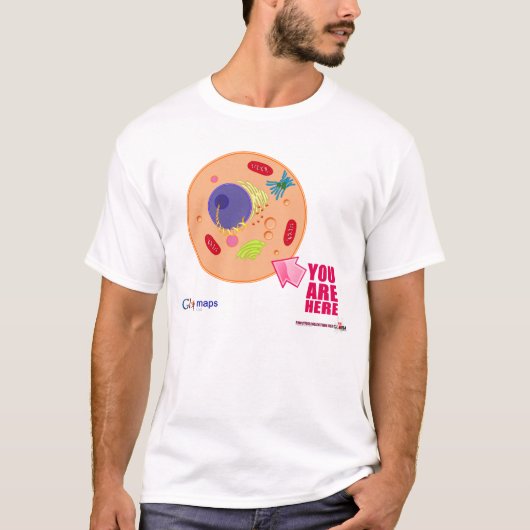 Globyの地図 Tシャツ (正面)
