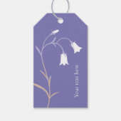 Glockenblumen, weiss. ギフトタグ (正面)