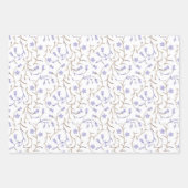 Glockenblumen weiss ラッピングペーパーシート (正面3)