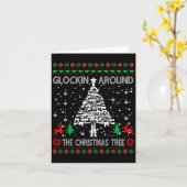 Glockin' Around The Christmas Tree Gun Owner Ugly  カード (黄色い花)