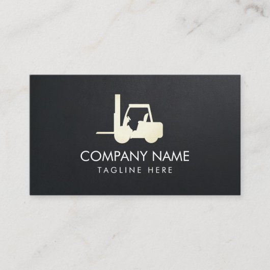 Glodフォークリフト，ロジシック – プロフェッショナル 名刺 (正面)