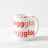 Glogg Glogg Gloggのおもしろいなスウェーデン語 コーヒーマグカップ (正面右)