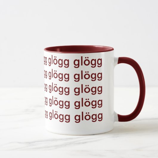 Glogg Glogg Gloggのおもしろいなスカンジナビア人 マグカップ (右)