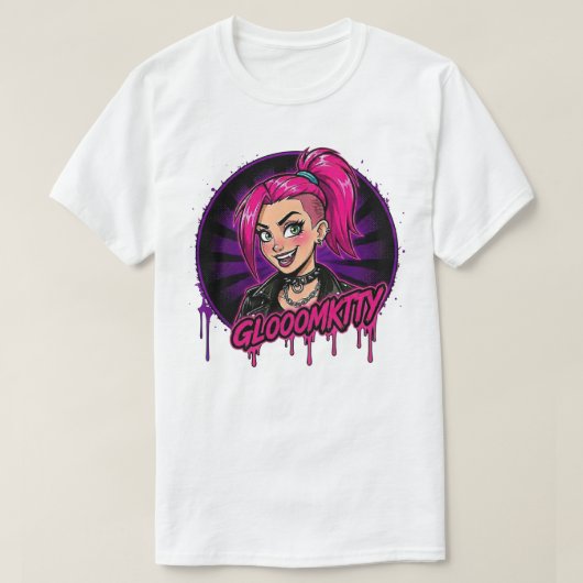 Gloomkitty Basic Tシャツ (デザイン正面)
