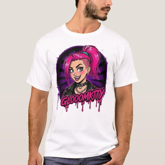 Gloomkitty Basic Tシャツ (正面)
