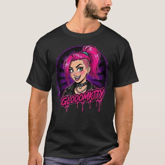 Gloomkitty Dark Tシャツ (正面)