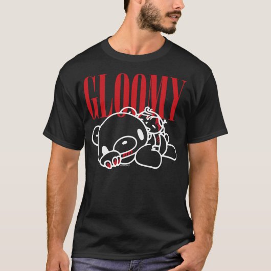 Gloomy Bear The Naughty Grizzly Grunge Band Theme  Tシャツ (正面)