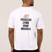 GLoPライト無駄なあるがらくたのイタチ Tシャツ (裏面)