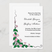 Gloria – 日付カードを保存 セーブザデート (正面/裏面)