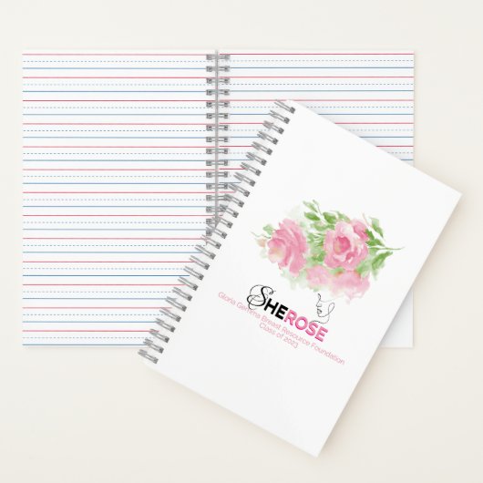 Gloria Gemma SheRose Class of 2023 Journal ノートブック (内側)