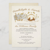 Gloria in Excelsis Deo Christmas Carols Gathering 招待状 (正面/裏面)