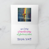 GLORIOUS COLOR THANK YOU CARD サンキューカード (内部)