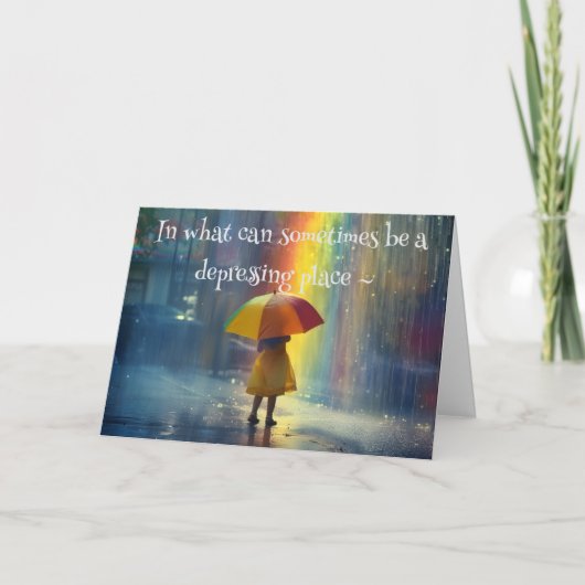 GLORIOUS COLOR THANK YOU CARD サンキューカード (正面)