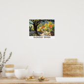 Glorious Devon England vintage travel Poster ポスター (キッチン)