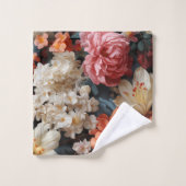 Glorious Floral Fantasy バスタオルセット (ウォッシュタオル)