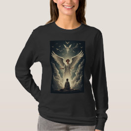 Glorious Heavenly Angels Women's Long Sleeve Tee Tシャツ