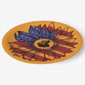 Glorious Veterans orange ペーパープレート (アングル)