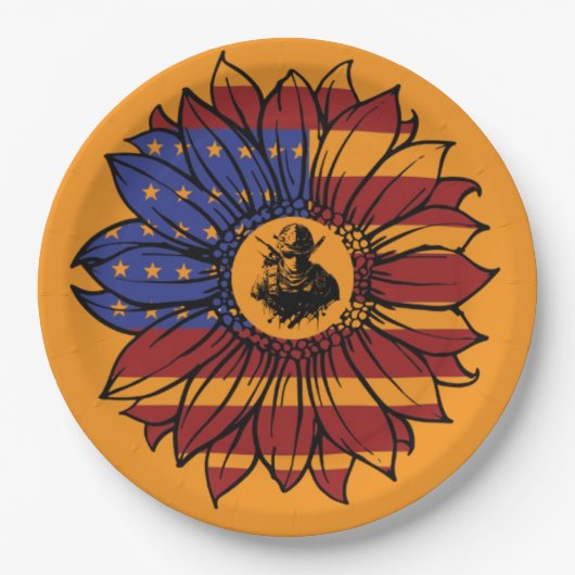 Glorious Veterans orange ペーパープレート (正面)