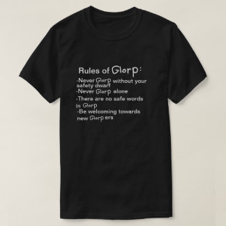 Glorp規則 Tシャツ