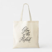 Glory in the Highest Religious Christmas Tote Bag トートバッグ (裏面)