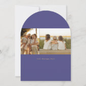 Glory to God Gold Stars Arch Holiday Photo Card 招待状 (裏面)