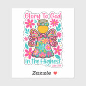 Glory to God in the Highest Christian シール (シート)