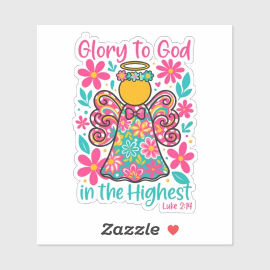 Glory to God in the Highest Christian シール (シート)