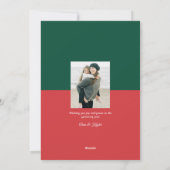 Glory to God Luke 2:14 Bible Christmas Photo Card シーズンカード (裏面)