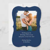 Glory to God Madonna and Child Religious シーズンカード (裏面)