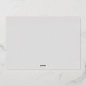 Glory to God Religious Foil Christmas Card 箔シーズンカード (裏面)