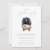 Glory to the Newborn King Christmas Invitation 招待状 (正面)