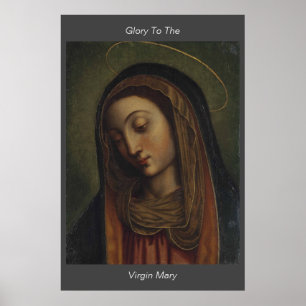 glory to the virgin mary poster ポスター