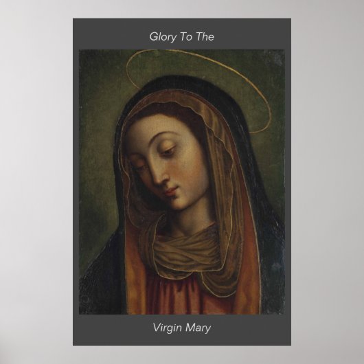 glory to the virgin mary poster ポスター (正面)