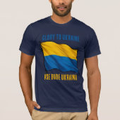 Glory to Ukraine. Vse bude Ukraina. Ukraine lives. Tシャツ (正面)