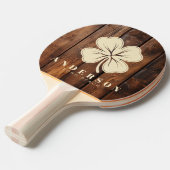 Gloss Stain Boards Four Leaf Clover with Name 卓球ラケット (正面アングル)