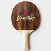 Gloss Stain Boards Vintage Star Signature 卓球ラケット (裏面)