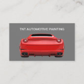 Glossy車のの絵画名刺 名刺 (正面)