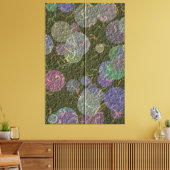 Glossy Embroidery Design キャンバスプリント (インサイチュ (リビング))