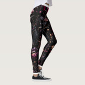 Glossy Gothic Halloween Glam Leggings レギンス (右)