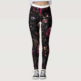 Glossy Gothic Halloween Glam Leggings レギンス