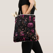 Glossy Gothic Halloween Glam Tote Bag トートバッグ (クローズアップ)