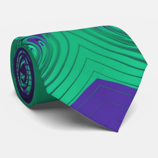 Glossy Green and Purple ~ original  ~  ネクタイ (ロール)