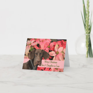 Glossy Grizzly Son & Daughter in Law メリー Christm シーズンカード