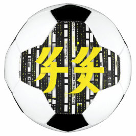 Glossy Pink Donut with Dark Sprinkles サッカーボール