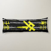 Glossy Pink Donut with Dark Sprinkles ボディピロー (裏面)