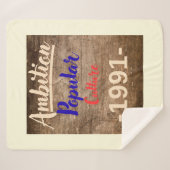 Glossy Poster シェルパブランケット (正面(横))